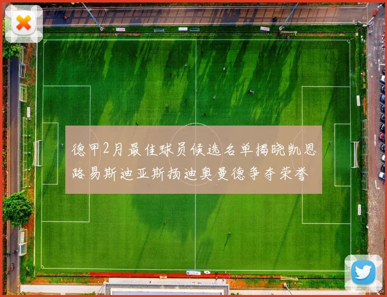 德甲2月最佳球员候选名单揭晓凯恩路易斯迪亚斯扬迪奥曼德争夺荣誉